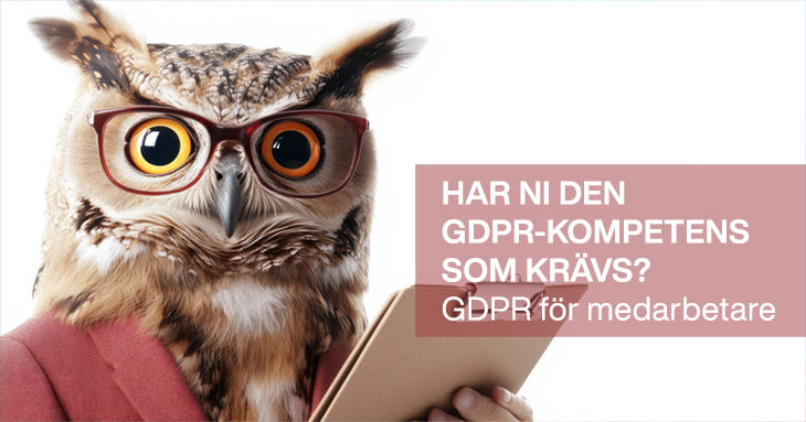 GDPR-utbildning för medarbetare